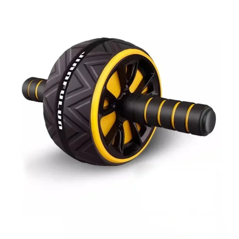 Dual-Wheel Silent Ab Rollers Abdominal Roller for Core Workout Fitness Equipment with Non-Slip Base for Men Women Home Gym